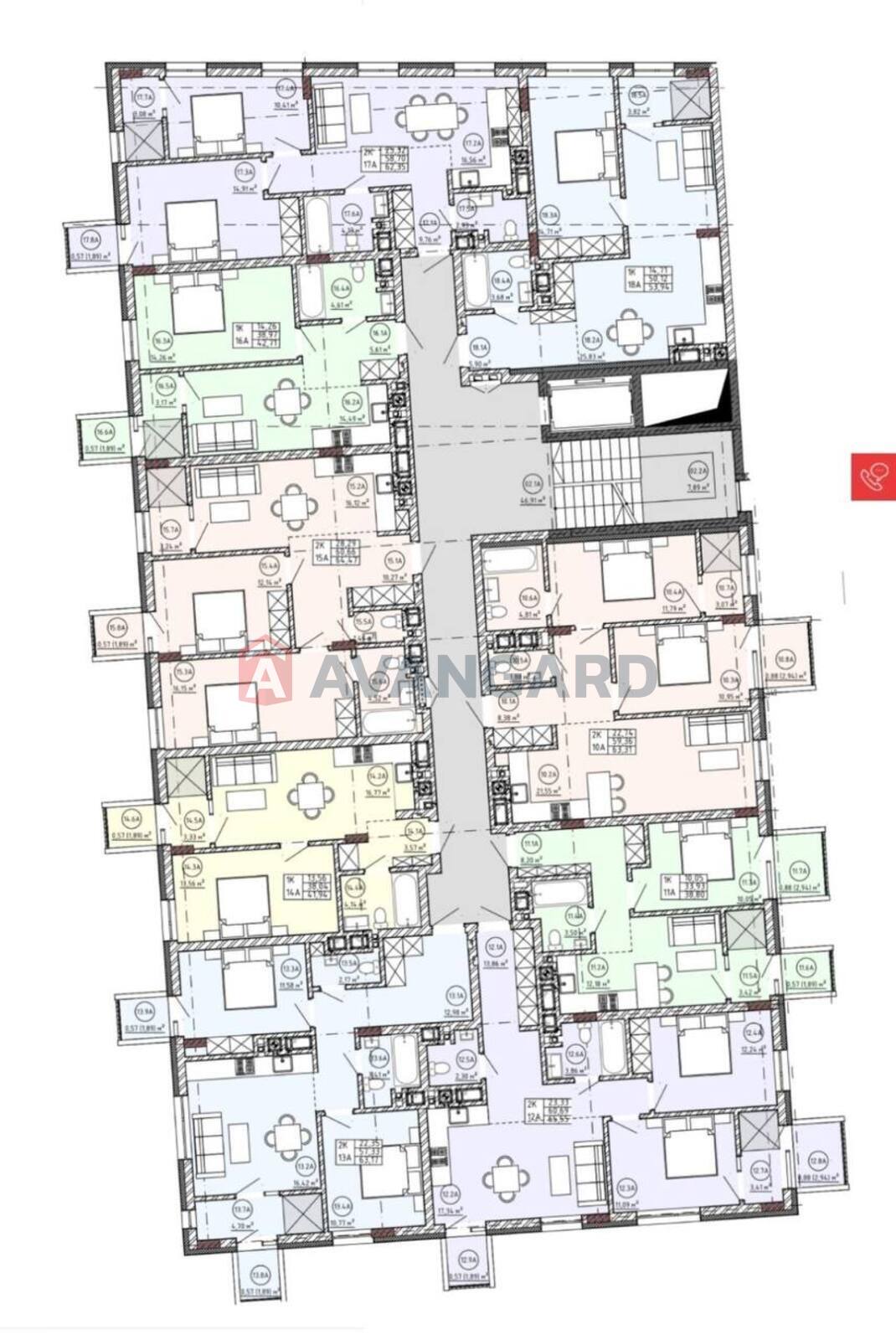 2 кім. квартира, 63,31/22,74/21,55 кв. м., 2/6 поверх фото 8 2 кім. квартира, 63,31/22,74/21,55 кв. м., 2/6 поверх фото 8