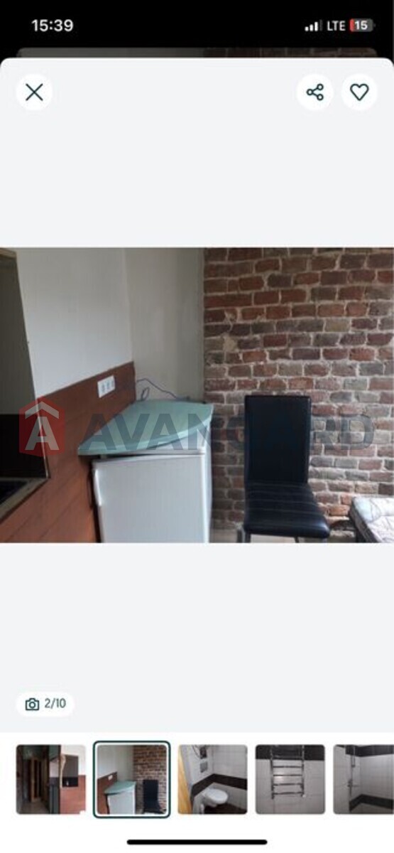 1 кім. квартира, 14/-/4 кв. м., 2/3 поверх фото 6 1 кім. квартира, 14/-/4 кв. м., 2/3 поверх фото 6