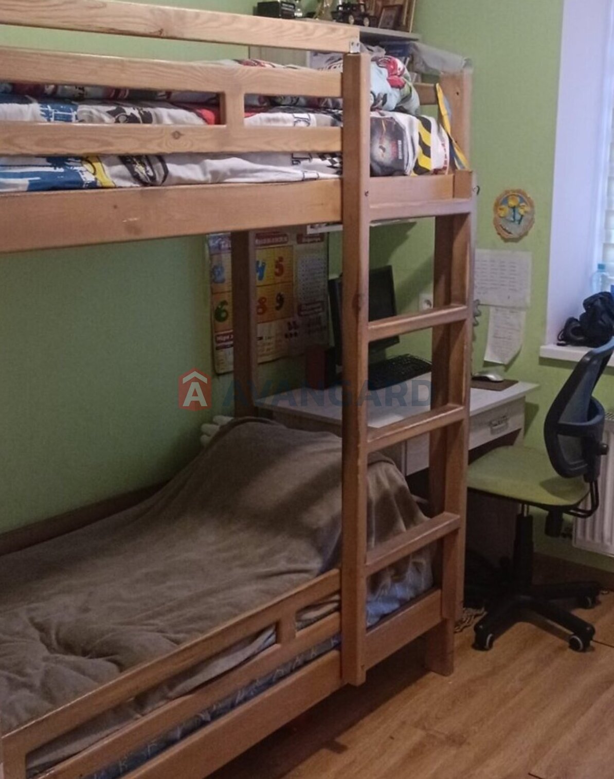 2 кім. квартира, 36/25/4 кв. м., 1/10 поверх фото 3 2 кім. квартира, 36/25/4 кв. м., 1/10 поверх фото 3