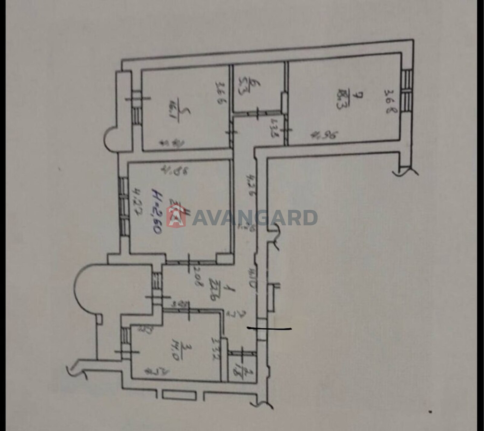 3 кім. квартира, 120/56/14 кв. м., 9/15 поверх фото 7 3 кім. квартира, 120/56/14 кв. м., 9/15 поверх фото 7