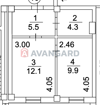 1 комн. квартира, 31,8/12/10 кв. м., 4/6 этаж фото 12 1 комн. квартира, 31,8/12/10 кв. м., 4/6 этаж фото 12
