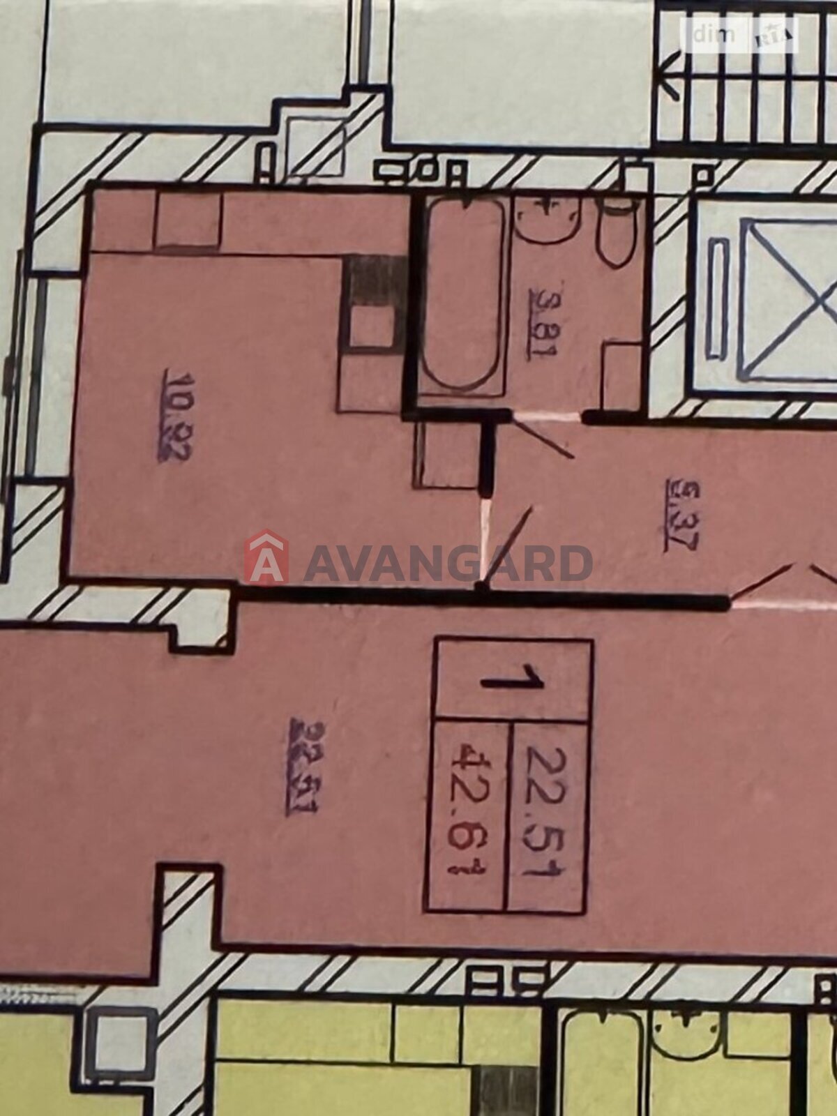 1 комн. квартира, 43/-/10 кв. м., 8/9 этаж фото 15 1 комн. квартира, 43/-/10 кв. м., 8/9 этаж фото 15