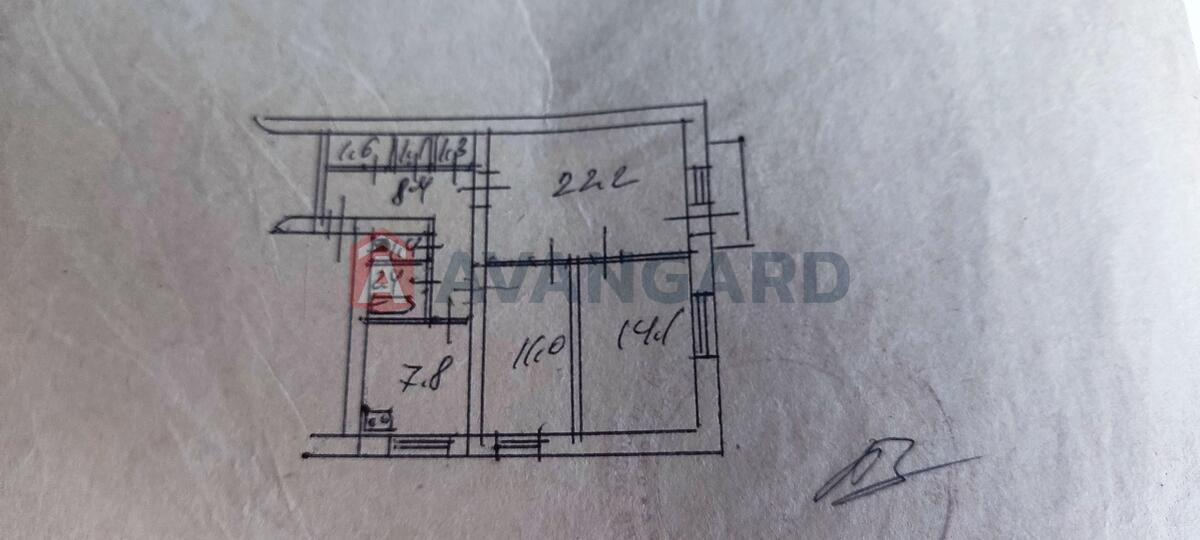 3 кім. квартира, 74/47/7 кв. м., 4/6 поверх фото 13 3 кім. квартира, 74/47/7 кв. м., 4/6 поверх фото 13