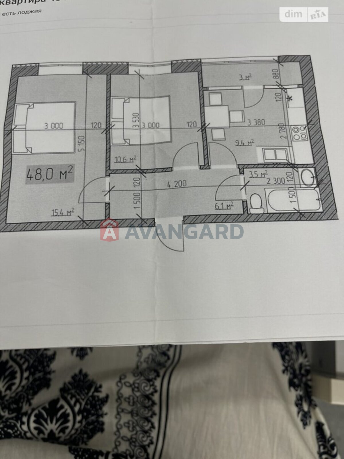 2 кім. квартира, 52/48/9 кв. м., 3/3 поверх фото 10 2 кім. квартира, 52/48/9 кв. м., 3/3 поверх фото 10