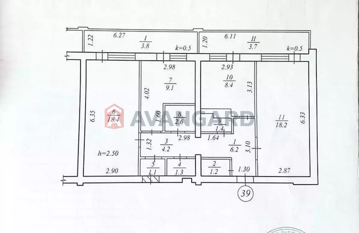 3 кім. квартира, 79/-/9 кв. м., 6/14 поверх фото 7 3 кім. квартира, 79/-/9 кв. м., 6/14 поверх фото 7