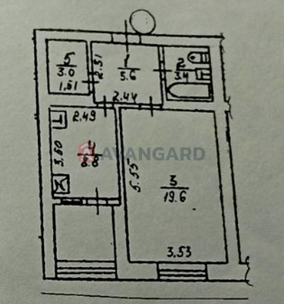 1 кім. квартира, 42.3 / 19.6 / 8.8 м? кв. м., 7/25 поверх фото 12 1 кім. квартира, 42.3 / 19.6 / 8.8 м? кв. м., 7/25 поверх фото 12