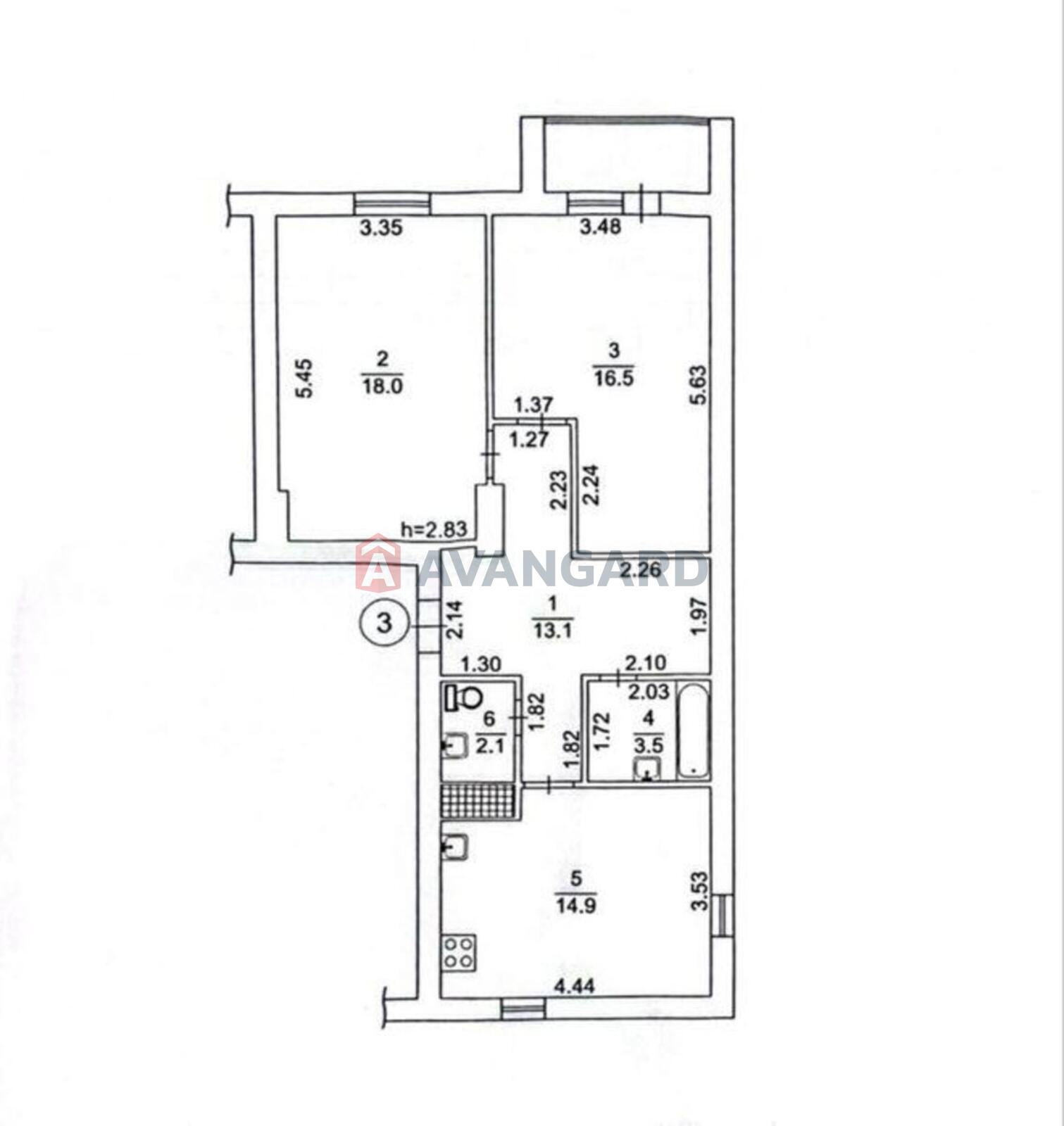 2 комн. квартира, 71/-/14 кв. м., 1/5 этаж фото 24 2 комн. квартира, 71/-/14 кв. м., 1/5 этаж фото 24