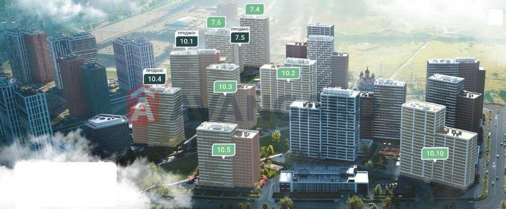 2 кім. квартира, 69/-/22 кв. м., 13/25 поверх фото 3 2 кім. квартира, 69/-/22 кв. м., 13/25 поверх фото 3