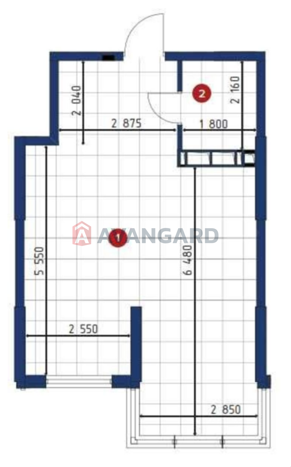 1 комн. квартира, 40/20/15 кв. м., 22/27 этаж фото 14 1 комн. квартира, 40/20/15 кв. м., 22/27 этаж фото 14