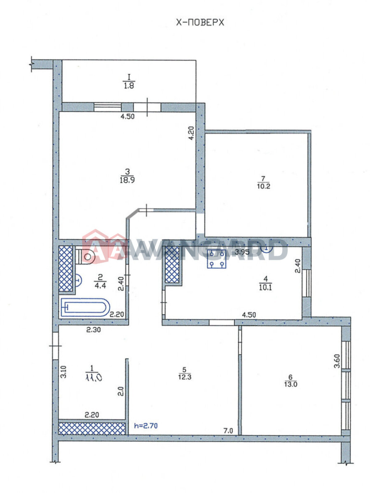 3 кім. квартира, 80/42/10 кв. м., 10/16 поверх фото 2 3 кім. квартира, 80/42/10 кв. м., 10/16 поверх фото 2