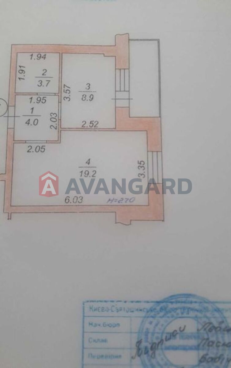 1 кім. квартира, 37/-/9 кв. м., 2/10 поверх фото 8 1 кім. квартира, 37/-/9 кв. м., 2/10 поверх фото 8