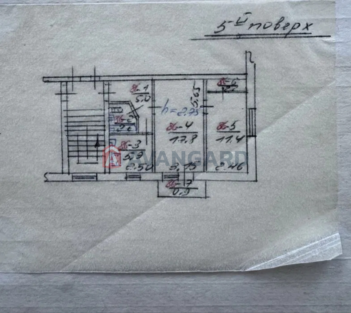 1 кім. квартира, 45/-/6 кв. м., 5/5 поверх фото 6 1 кім. квартира, 45/-/6 кв. м., 5/5 поверх фото 6