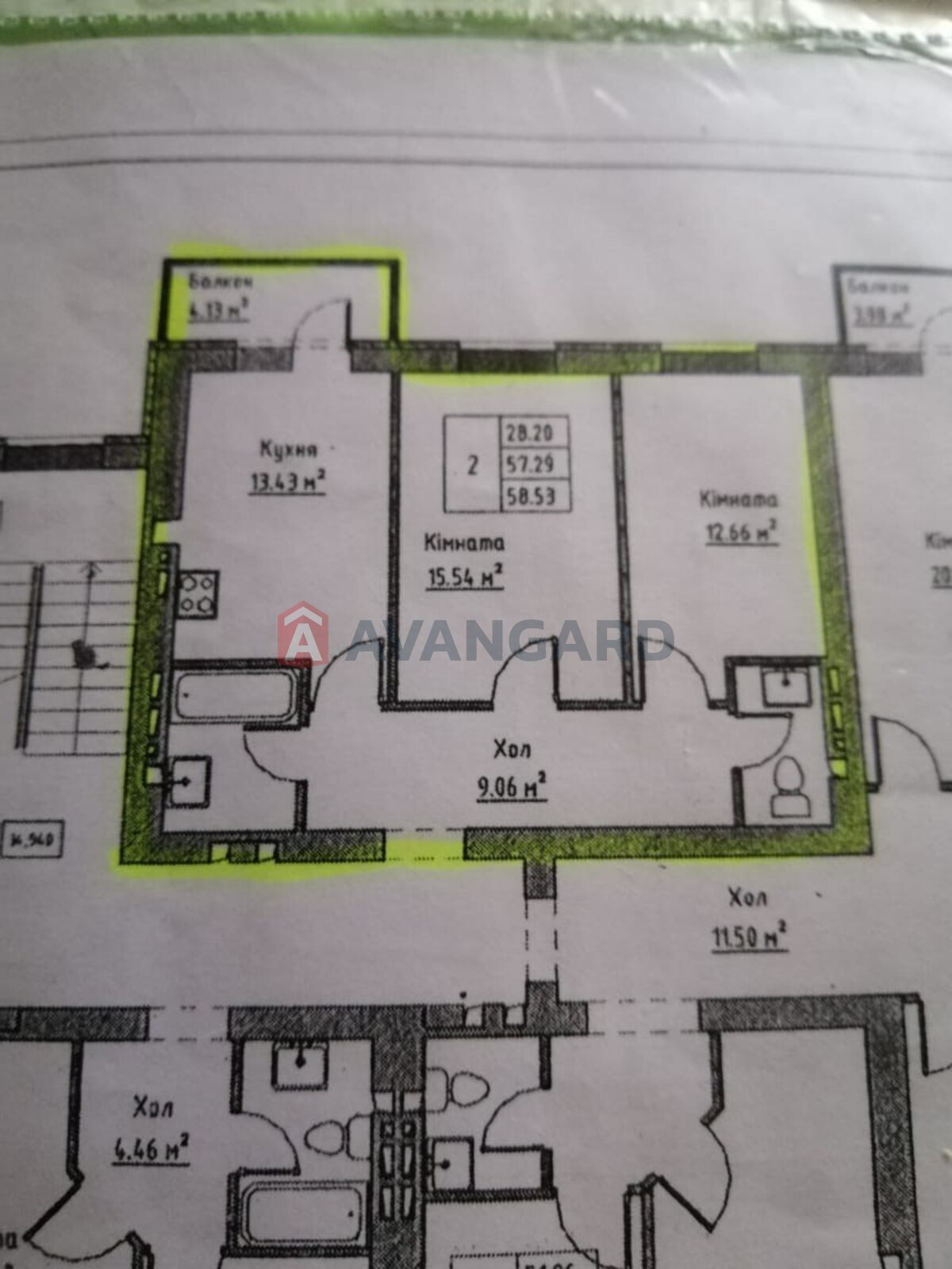 2 кім. квартира, 58/-/12 кв. м., 8/10 поверх фото 20 2 кім. квартира, 58/-/12 кв. м., 8/10 поверх фото 20