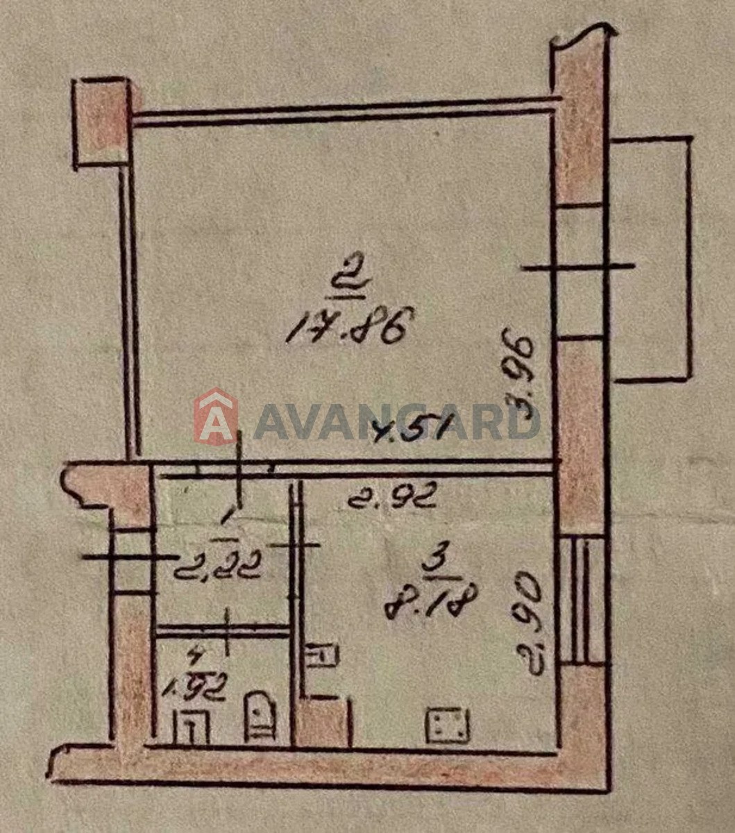 1 кім. квартира, 31/18/8 кв. м., 3/5 поверх фото 6 1 кім. квартира, 31/18/8 кв. м., 3/5 поверх фото 6