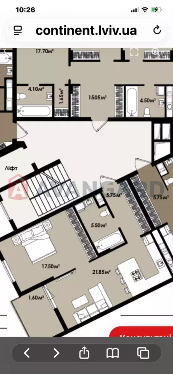 1 комн. квартира, 52/-/21 кв. м., 3/5 этаж фото 2 1 комн. квартира, 52/-/21 кв. м., 3/5 этаж фото 2
