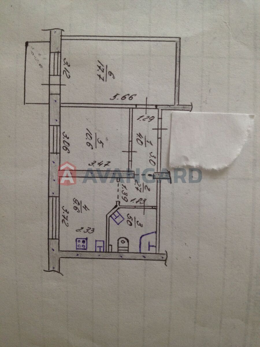 2 комн. квартира, 51/-/10 кв. м., 9/9 этаж фото 7 2 комн. квартира, 51/-/10 кв. м., 9/9 этаж фото 7