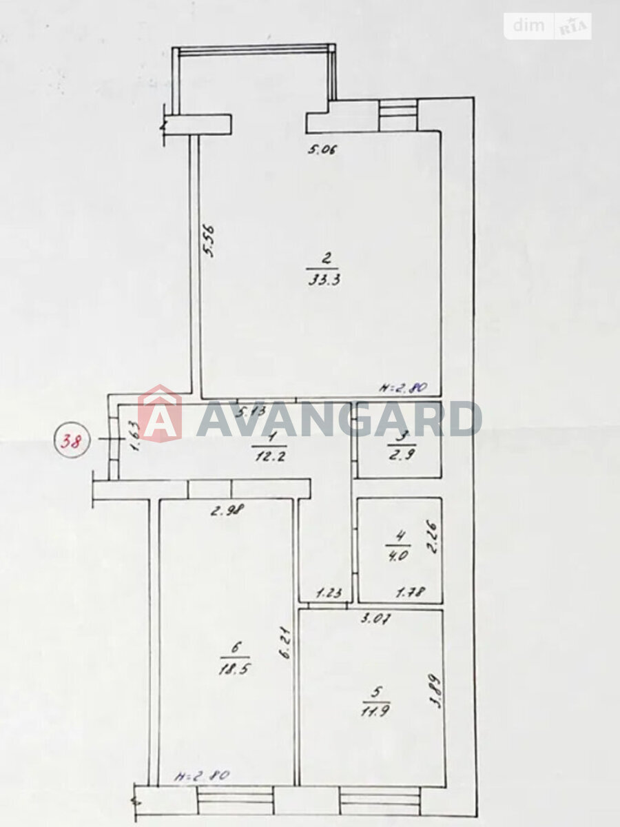 2 кім. квартира, 82/51/11 кв. м., 8/12 поверх фото 21 2 кім. квартира, 82/51/11 кв. м., 8/12 поверх фото 21
