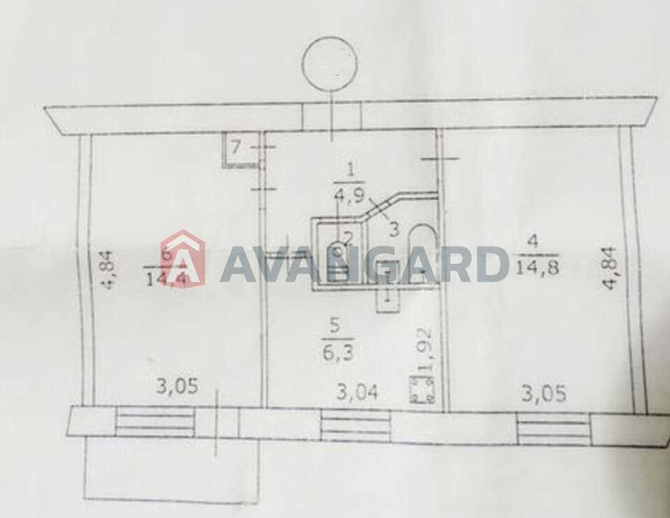 2 комн. квартира, 45/-/6 кв. м., 5/5 этаж фото 17 2 комн. квартира, 45/-/6 кв. м., 5/5 этаж фото 17
