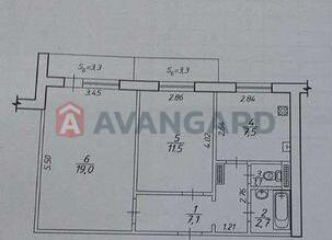 2 комн. квартира, 51/-/8 кв. м., 9/9 этаж фото 6 2 комн. квартира, 51/-/8 кв. м., 9/9 этаж фото 6