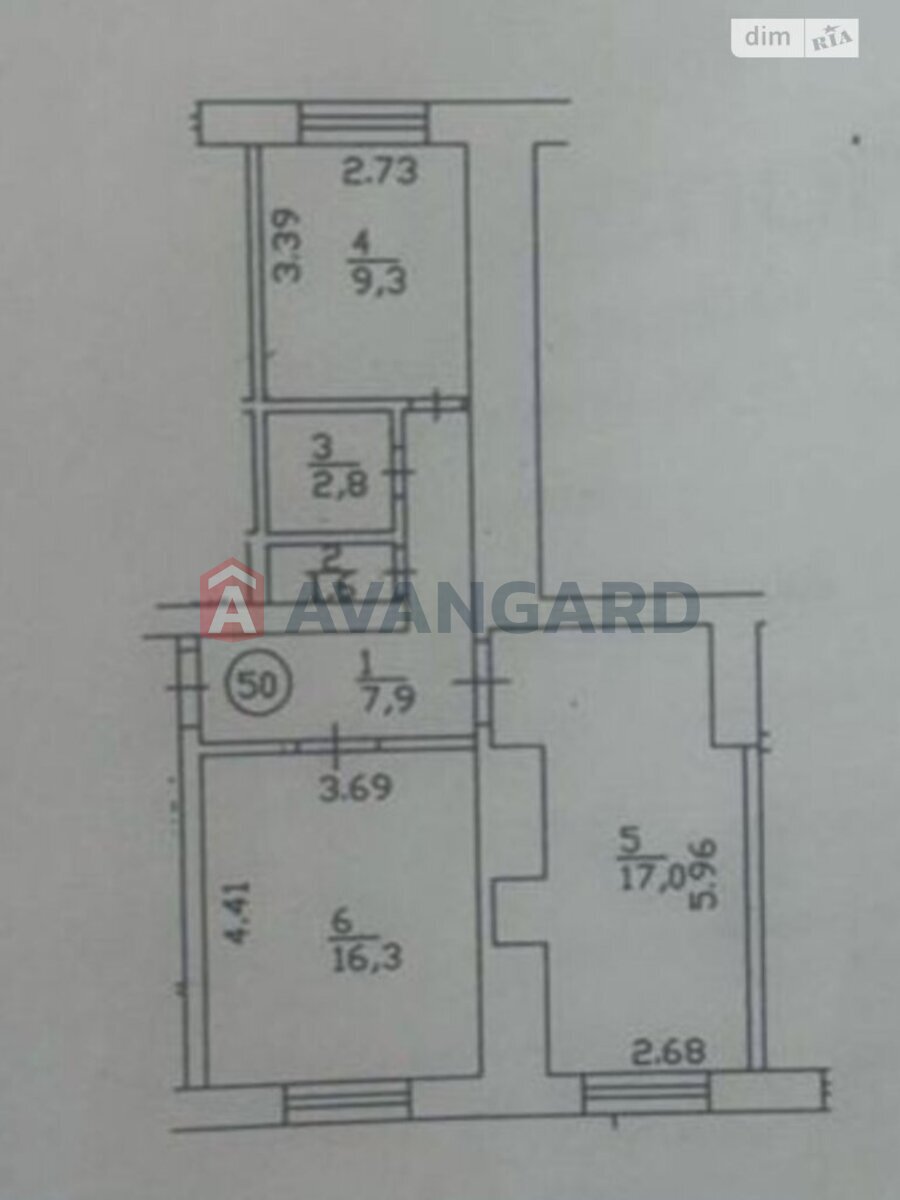 2 кім. квартира, 52/-/12 кв. м., 1/5 поверх фото 11 2 кім. квартира, 52/-/12 кв. м., 1/5 поверх фото 11