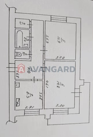 2 комн. квартира, 49/-/8 кв. м., 4/14 этаж фото 12 2 комн. квартира, 49/-/8 кв. м., 4/14 этаж фото 12