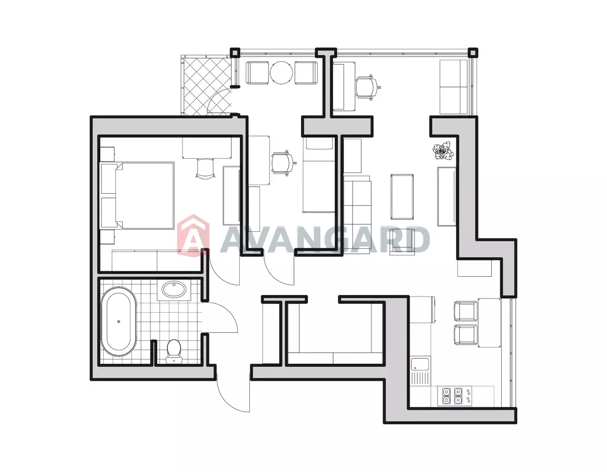3 кім. квартира, 73/-/12 кв. м., 10/10 поверх фото 8 3 кім. квартира, 73/-/12 кв. м., 10/10 поверх фото 8