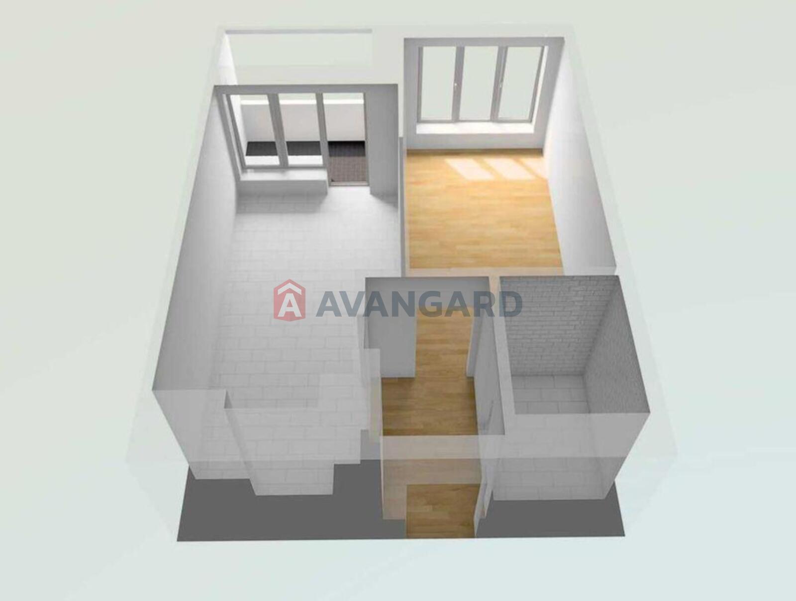 1 кім. квартира, 43/-/17 кв. м., 21/23 поверх фото 6 1 кім. квартира, 43/-/17 кв. м., 21/23 поверх фото 6