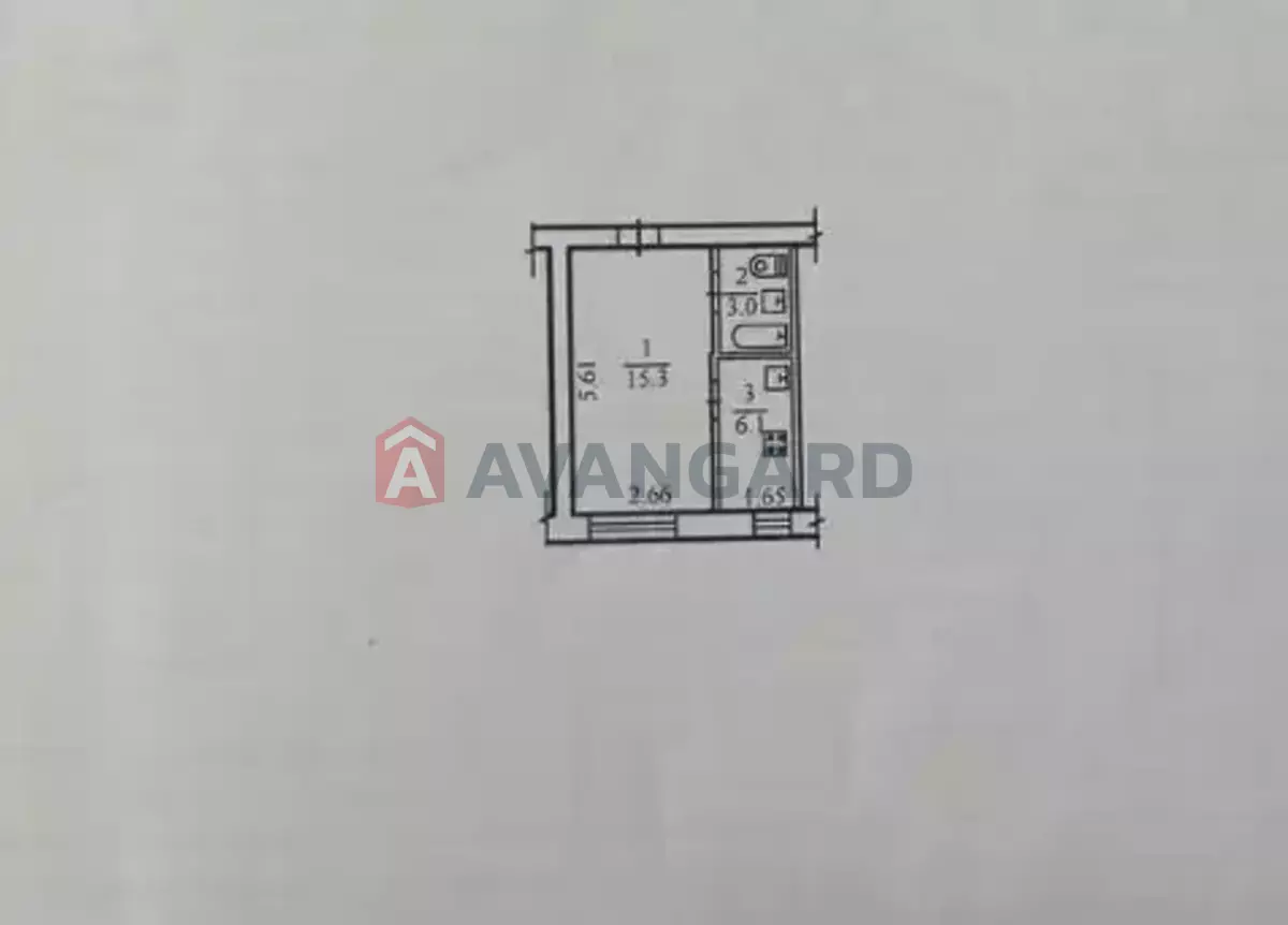 1 комн. квартира, 24/-/- кв. м., 4/4 этаж фото 6 1 комн. квартира, 24/-/- кв. м., 4/4 этаж фото 6