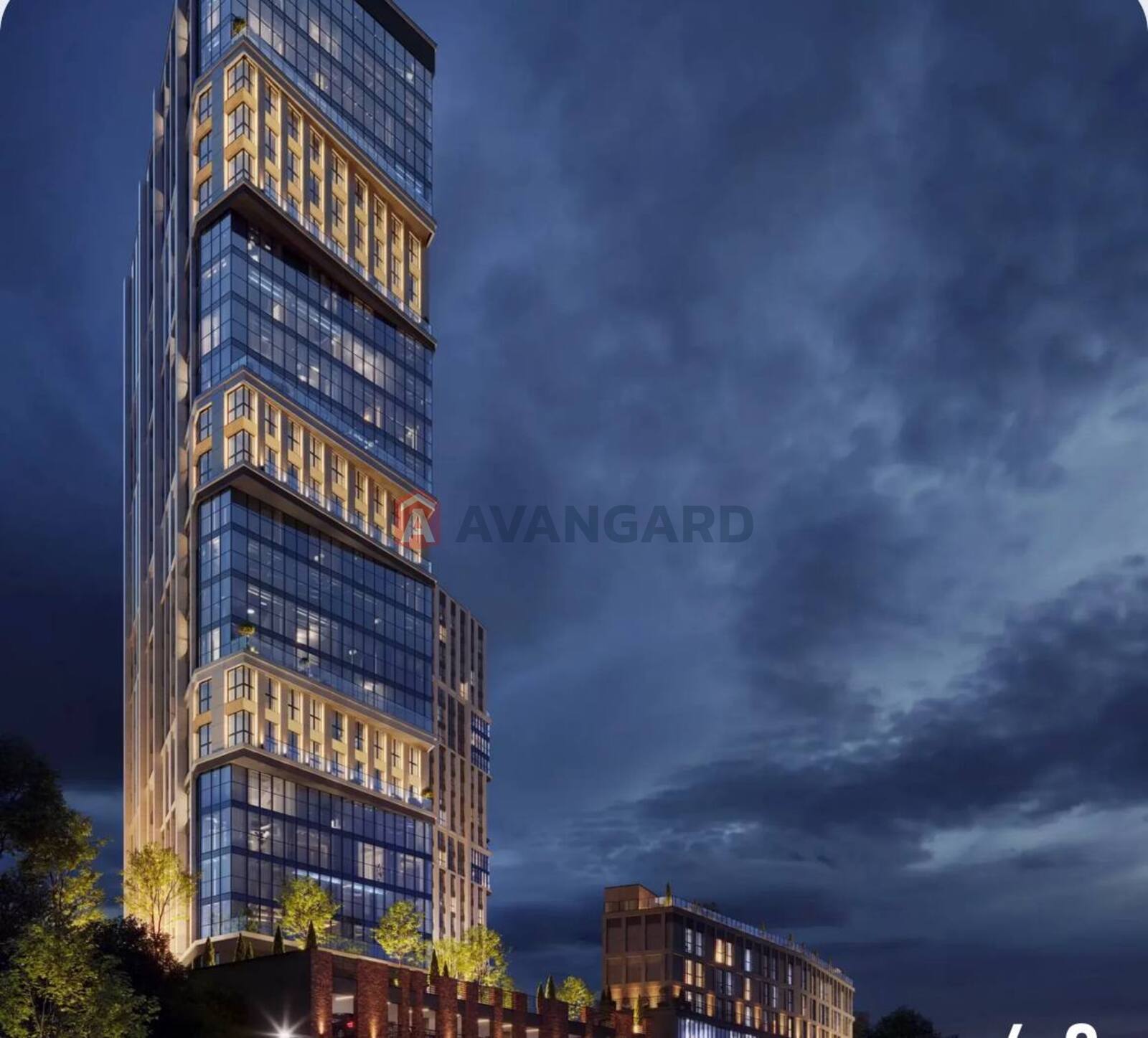 1 кім. квартира, 39,6/-/15 кв. м., 15/24 поверх фото 1 1 кім. квартира, 39,6/-/15 кв. м., 15/24 поверх фото 1