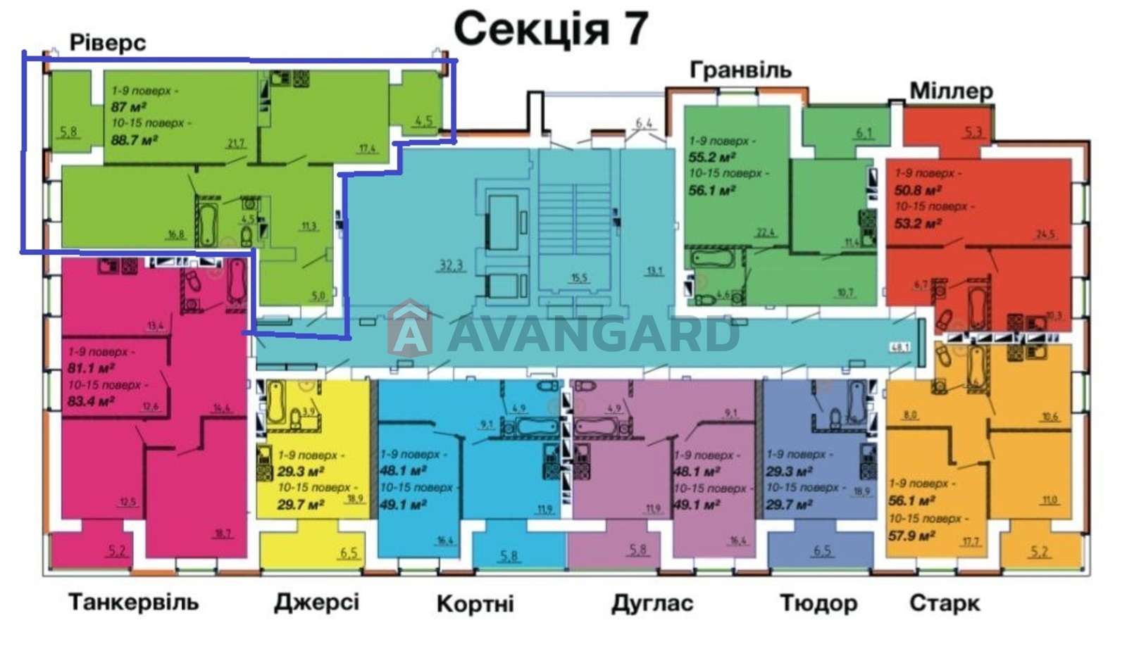2 комн. квартира, 87/39/15 кв. м., 1/15 этаж фото 1 2 комн. квартира, 87/39/15 кв. м., 1/15 этаж фото 1
