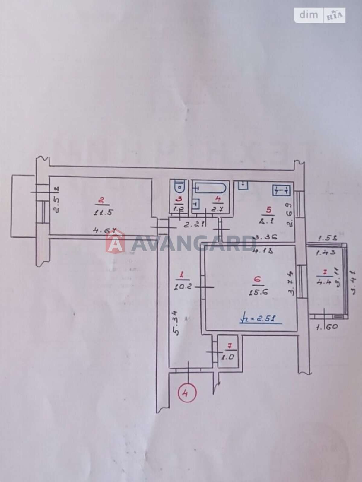 2 кім. квартира, 55/27/8 кв. м., 1/9 поверх фото 2 2 кім. квартира, 55/27/8 кв. м., 1/9 поверх фото 2