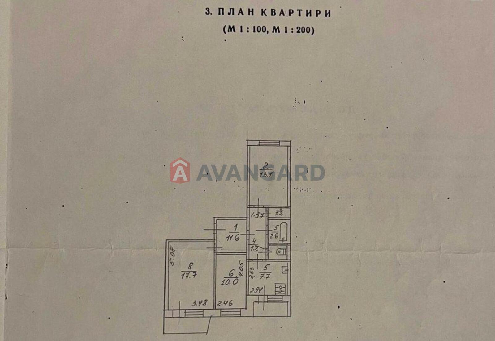 3 кім. квартира, 65/-/8 кв. м., 3/9 поверх фото 6 3 кім. квартира, 65/-/8 кв. м., 3/9 поверх фото 6
