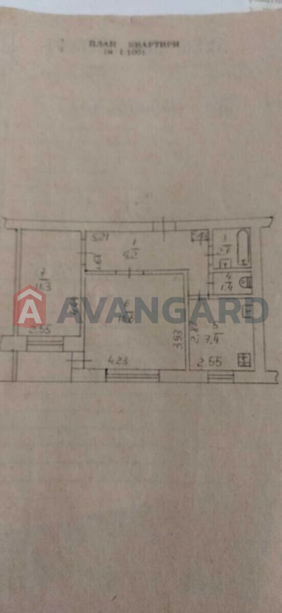 2 кім. квартира, 52/-/7 кв. м., 3/9 поверх фото 7 2 кім. квартира, 52/-/7 кв. м., 3/9 поверх фото 7