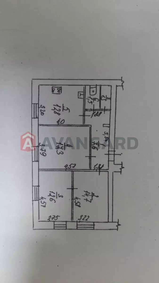 3 комн. квартира, 68/-/12 кв. м., 5/5 этаж фото 2 3 комн. квартира, 68/-/12 кв. м., 5/5 этаж фото 2