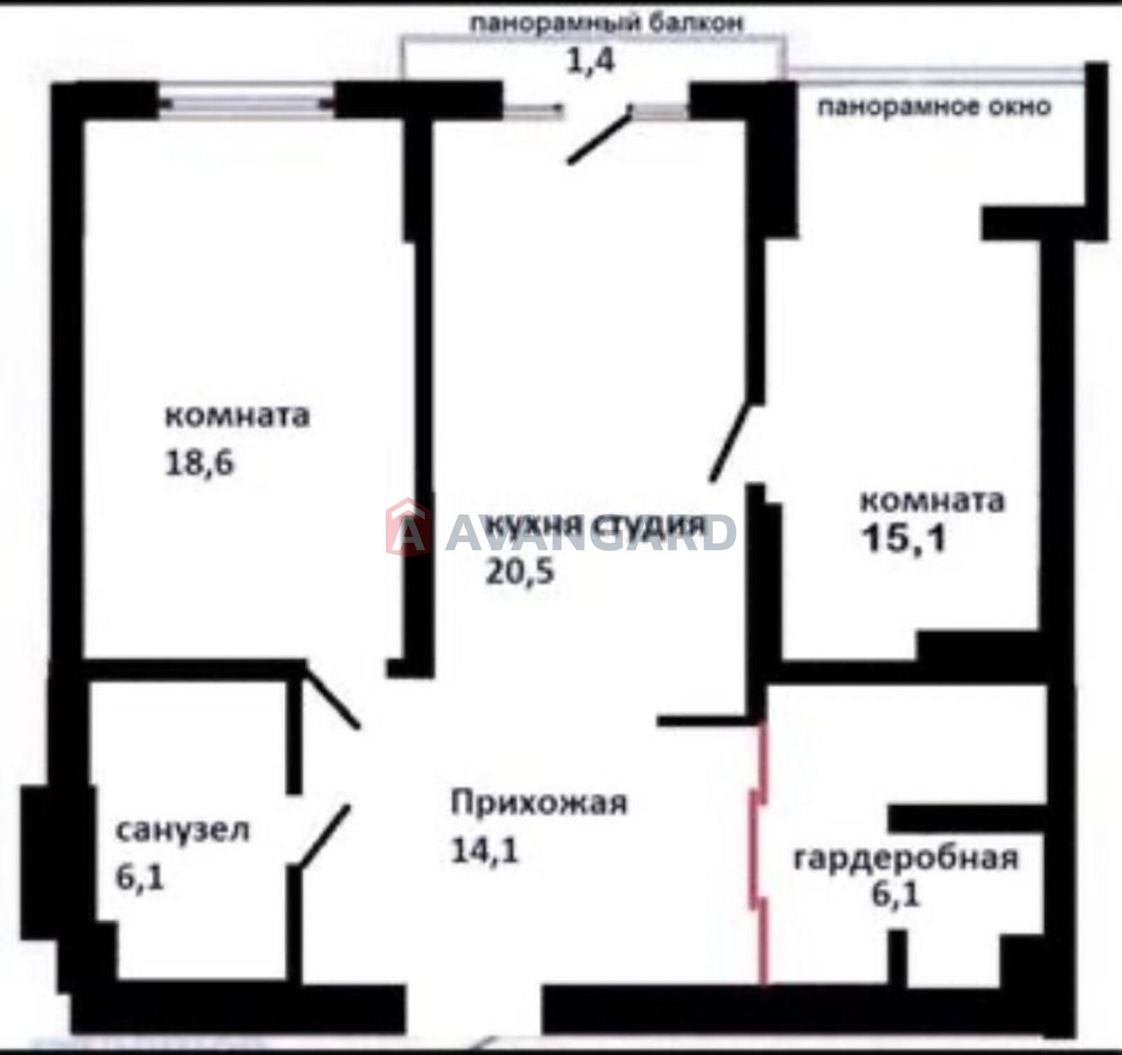 2 кім. квартира, 83/33/20,5 кв. м., 22/25 поверх фото 19 2 кім. квартира, 83/33/20,5 кв. м., 22/25 поверх фото 19