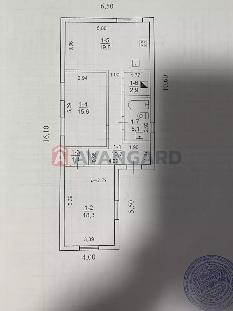 Будинок, 80 кв.м. фото 6 Будинок, 80 кв.м. фото 6